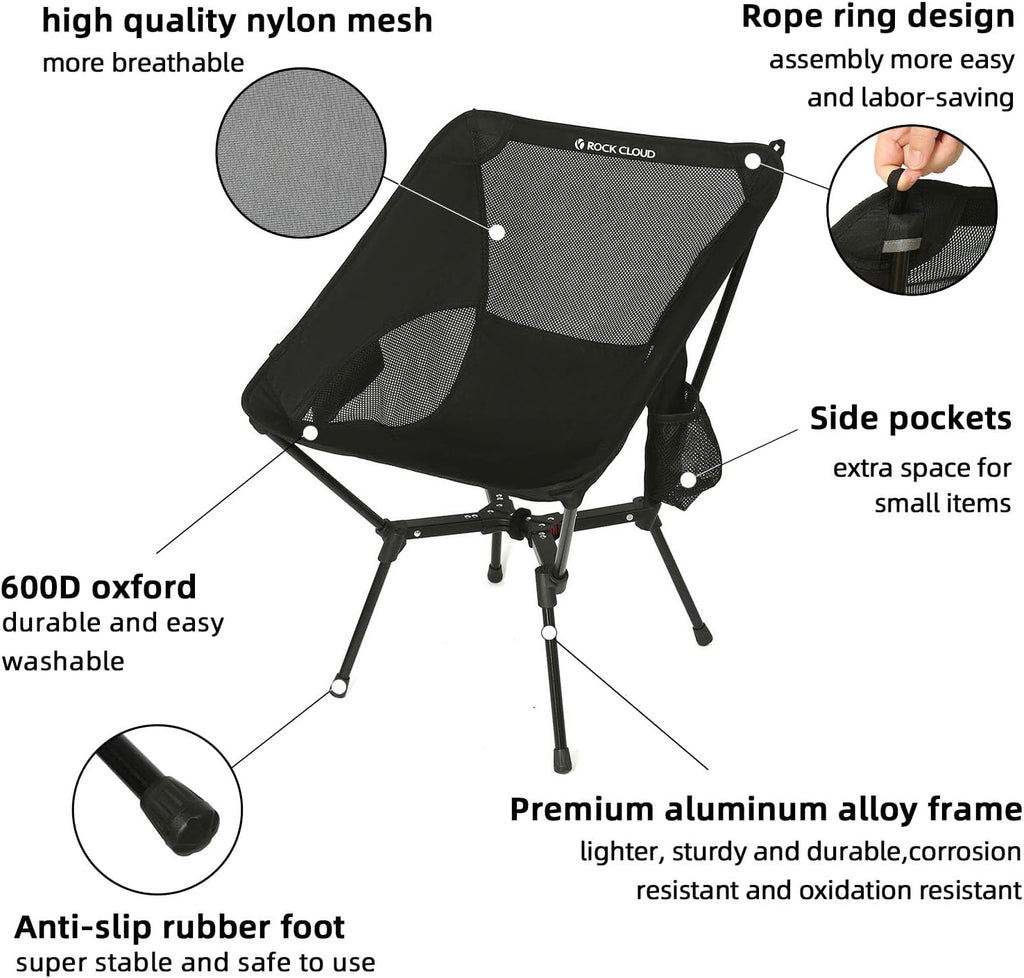 Lightweight Portable Folding Outdoor Camping Chair