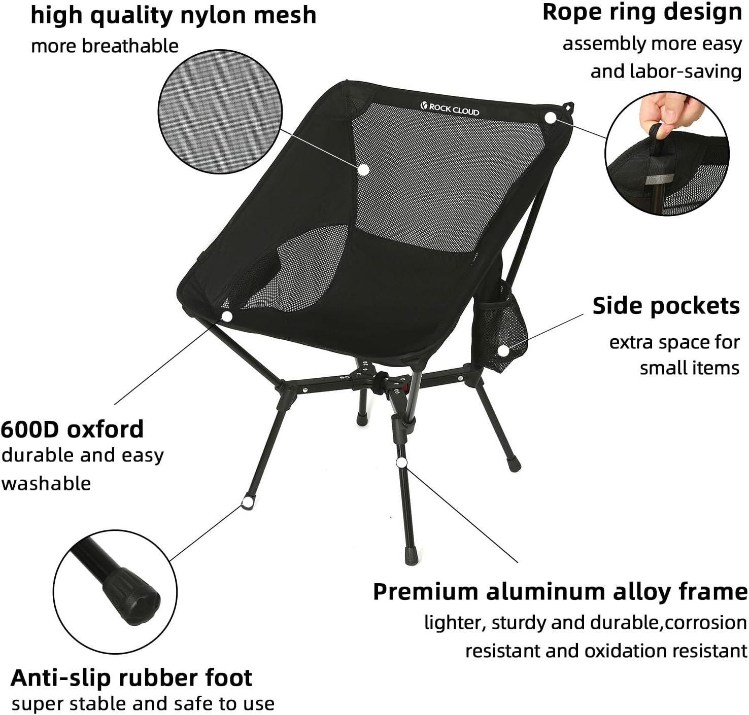 Lightweight Portable Folding Outdoor Camping Chair