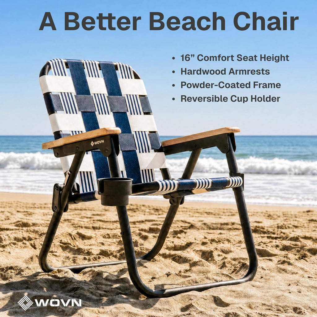 Beach Backpack Chair -  Premium Folding Camping Chair